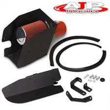 Red Cold Air Intake + Heat Shield Kit For 2008-2010 Ford F250 F350 F350 6.4L V8