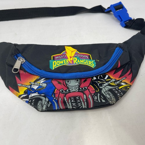Saban Mighty Morphin Power Rangers Fanny Pack Waist Belt Vintage 1993 - Picture 2 of 6