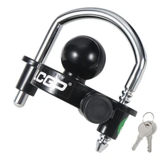 Hitch Lock Universal Coupler Hitch Trailer Lock fits 1-7/8", 2", and 2-5/16" HD