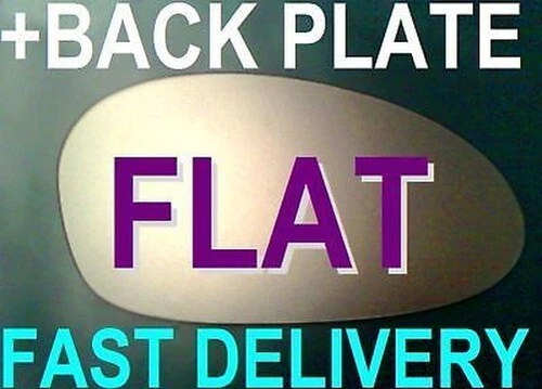BMW M3 E46 2000-2006 DOOR WING MIRROR GLASS FLAT +PLATE RIGHT OR LEFT