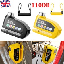 100-110DB Alarm Motorbike Disc Lock Brake Scooter Motorcycle Cycle Bike Security