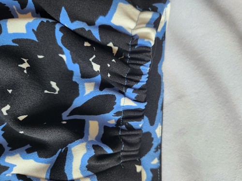 Kasper Blue Floral Pencil Skirt Womens 22W Plus Stretch Straight Career Chic NWT - Picture 11 of 11