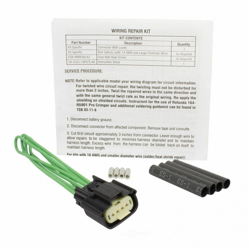 Seat Belt Warning Chime Module Connector Left Motorcraft WPT1427 eBay