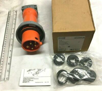 Hubbell Wiring Device-Kellems Watertight Pin & Sleeve 3 Pole 4 Wire HBL430P12W 
