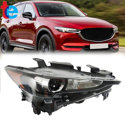Headlight For 2017-2021 Mazda CX5 LED no AFS Black Housing Clear Lens Passenger - 第 1/15 張圖片