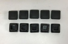 NEW 10 Caplugs for 1" OD Square Tubing - Plastic - Black - SQR-1
