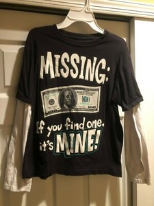 Boys Urban Pipeline "Missing If you find one it's Mine"  Shirt Size Youth Medium