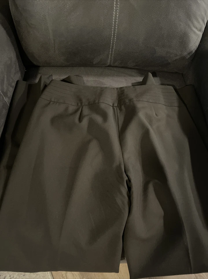 Magaschoni MAG коричневый женщин шерсти смесь прямые брюки размер 8 карьера коктейль - Изображение 3 из 3