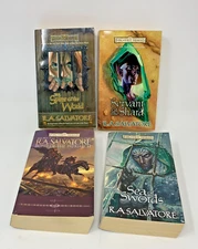 4 Book Lot Of R A Salvatore Books (Please See Item Description For Titles)