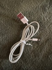 Apple Lightning to USB A Cable 3ft. 1m Genuine Authentic - White - Pre-owned