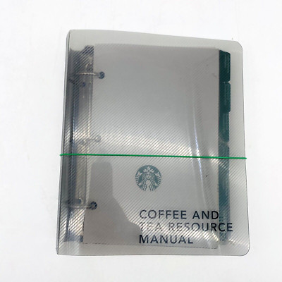 Extremely RARE Starbucks Store COFFEE AND TEA RESOURCE MANUAL 2011 Binder