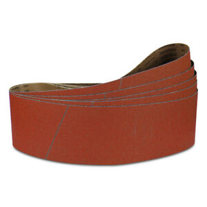 1/2" x 24" Premium Ceramic Sanding Belts .5 Inch 36 40 60 80 120 Grit 20 PACK