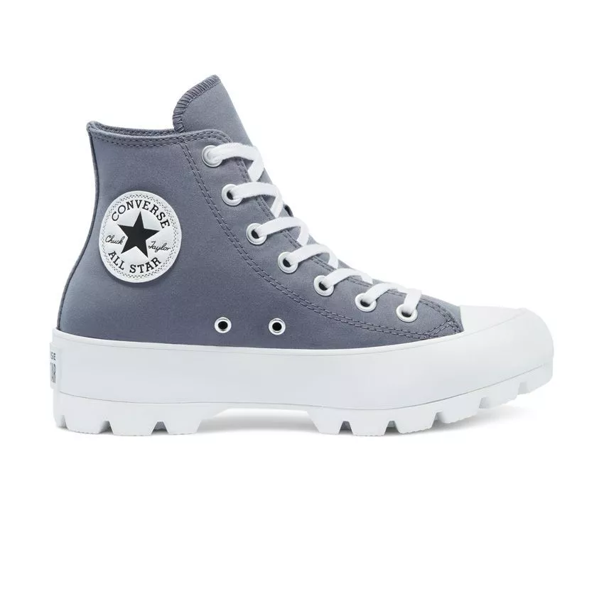 Converse bianche con plateau top
