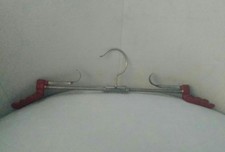Vintage/ Antique Clothes Coat Hanger Spring Foldable Marked MAWA