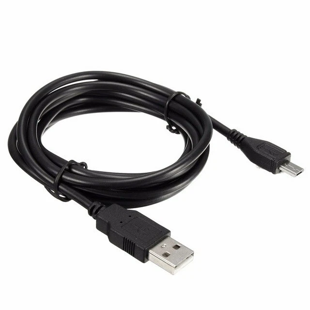  USB Data / Charger Power Black Cable for Lenovo TAB2 TAB 2 A10-30 Tablet 1.5M - Image 2 of 3