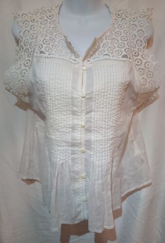 Levi's Silver Tab Damen Spitzen Weste Shirt Gr. Small Neu Mit Etikett - Bild 4 von 10