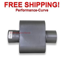 One Chamber Performance Race Muffler - 3.5 Center Center - Single Chamber 1