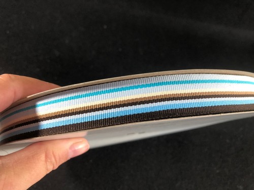 GROSGRAIN RIBBON 7/8" 100 Yard Spool Bulk Schiff USA Bows Stripes Multi color C - Picture 1 of 2