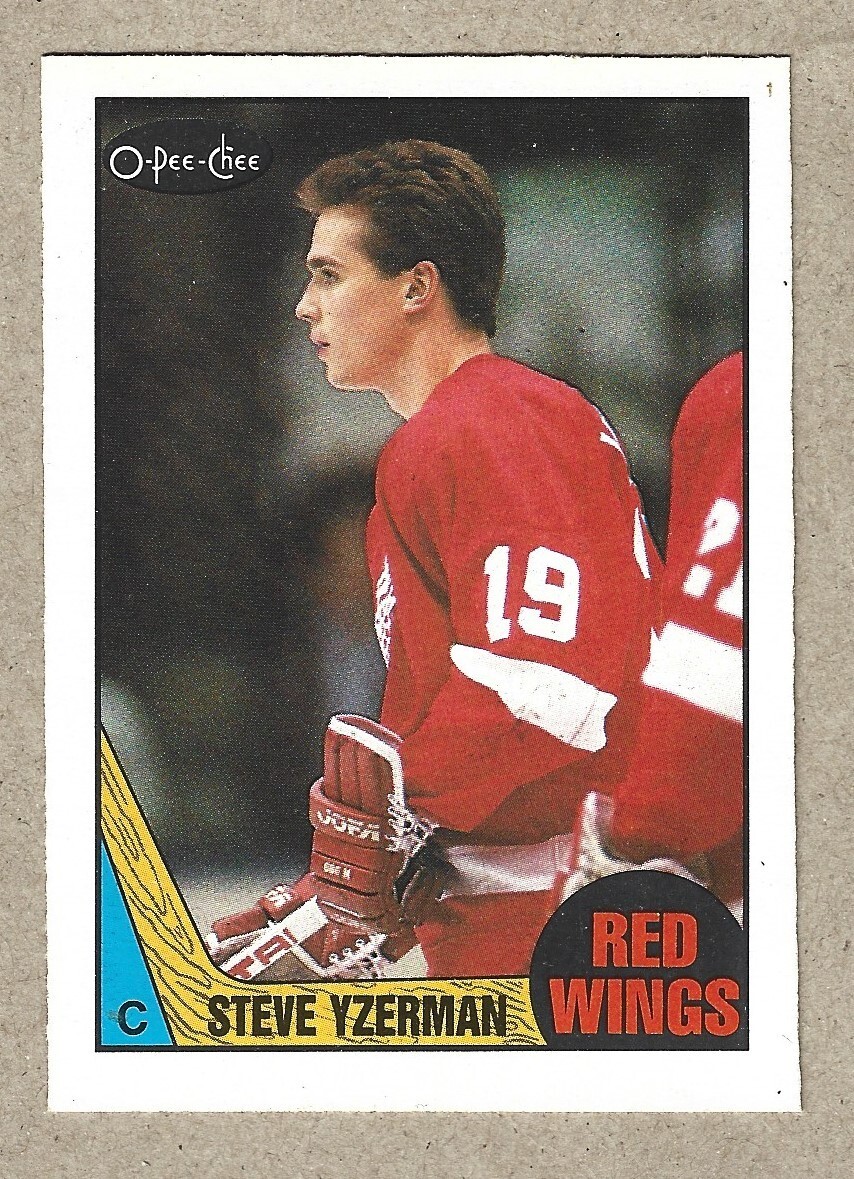 1987/88 OPC Hockey - Steve Yzerman #56