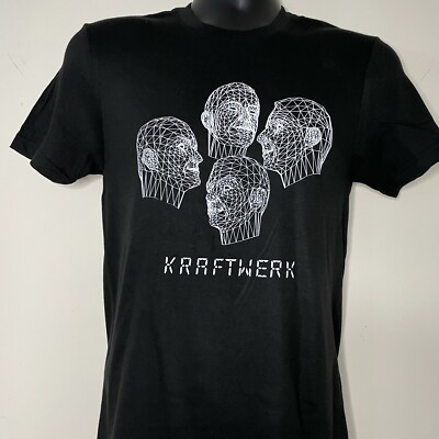 KRAFTWERK electronic techno band man machine devo neu 70s black unisex T-shirt  