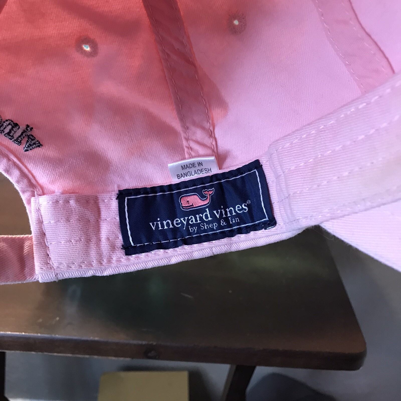 Vineyard Vines Adjustable Hat Ball Cap White Cott… - image 7