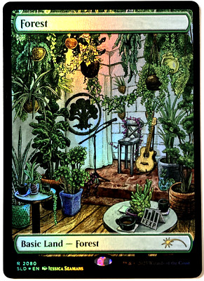MTG Forest (Rainbow Foil) Secret Lair x KEXP 2080 NM | eBay