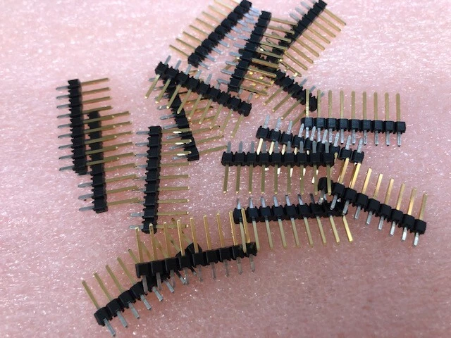 10 x 90120-0769 MOLEX 9 WAY VERTICAL GOLD 2.54mm Pitch C-Grid III Header Arduino - Image 2 of 2