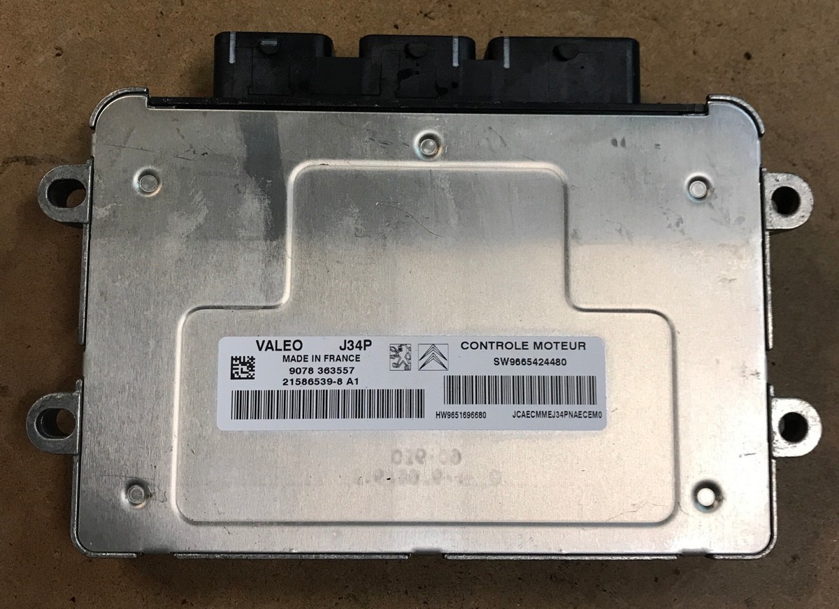 Calculateur J34P PEUGEOT CITROEN 21586539-8 SW9665424480