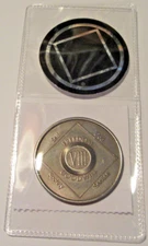 8 Year Narcotics Anonymous NA Medallion  Coin 1985 WSO Set Token Chip