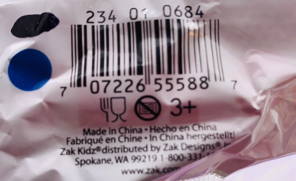 Sanrio HELLO KITTY zak! Juegos de vajilla de 3 y 5 piezas (2009) púrpura claro NUEVO-sellado Foto 4 de 4