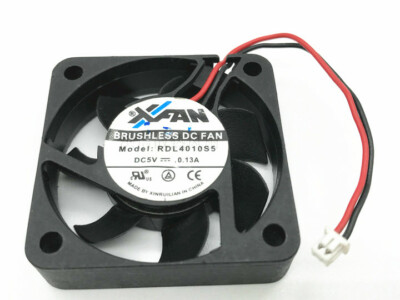 1PC XFAN RDL4010S5 DC5V 0.13A 4010 4CM 40*10mm 2-wire silent cooling fan #
