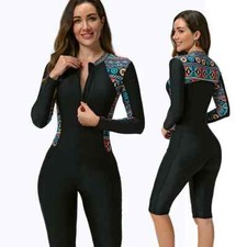Black Bodysuit Swimsuit Women Fashion Print Party Swimming Suit Female Summer