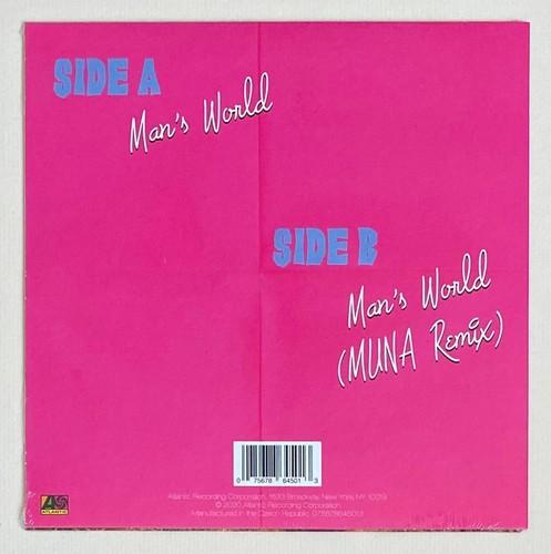 MARINA * MAN'S WORLD * LIMITED EDITION 7" PINK VINYL * 3000 ONLY! * SEALED - Picture 2 of 4
