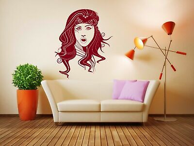 Wall Art Vinyl Sticker Room Decal Mural Decor Hair Style Salon Scissors  bo1516 