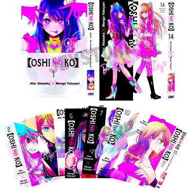 Manga Oshi No Ko Vol 1-14 English Version LOOSE Set by Aka Akasaka Free Shipping