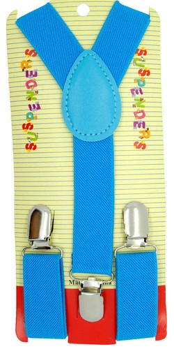 Baby Toddler Children Boys & Girls Plain Y-Back Elastic Suspenders 29 Colors - Picture 15 of 24