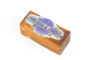 1950s Nobel & McGuire Real Estate Insurance Letter Press Print Block