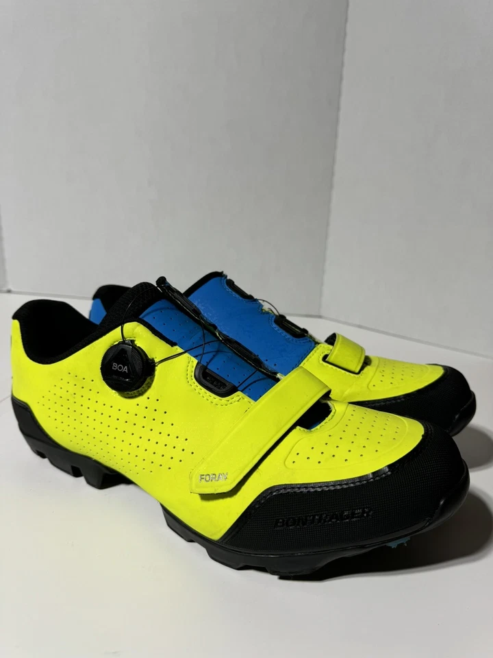 Zapatos Bontrager Foray Trek Mountain BOA Hombres Amarillo Radioactivo Waterloo 48 Foto 3 de 4