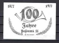Bund Klappkarte 100 Jahre Postamt 11 in Hamburg (170)