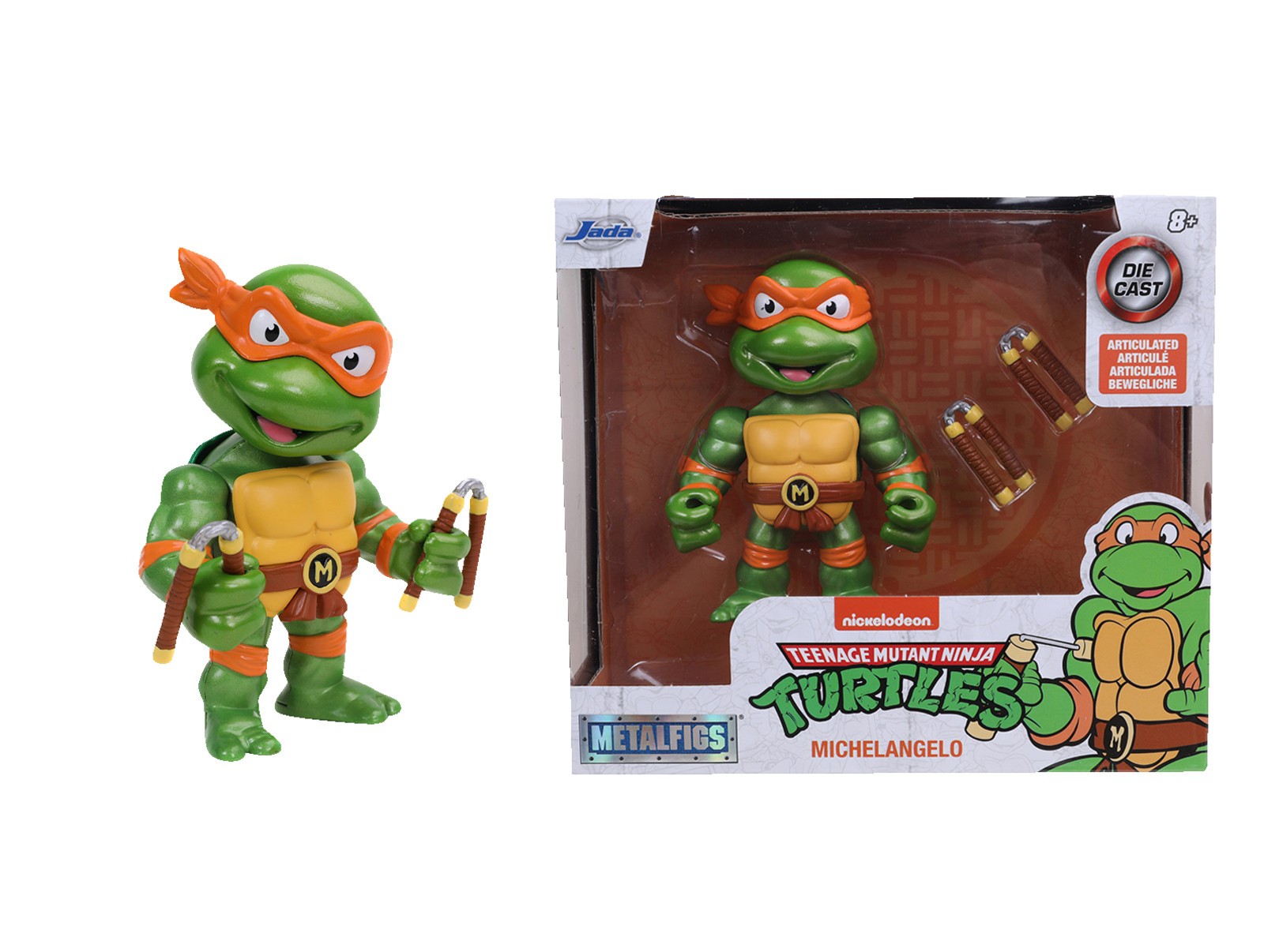 Черепашки ДЖАДА 4 Фигурка Микеланджело, Фигурка в действии, Мехрфарбиг