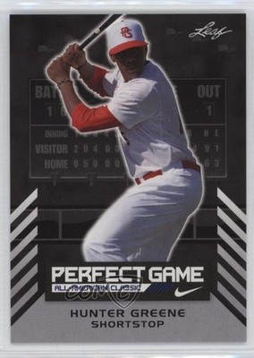 2016 Leaf Perfect Game All-American Classic Hunter Greene #DI-37 4dd