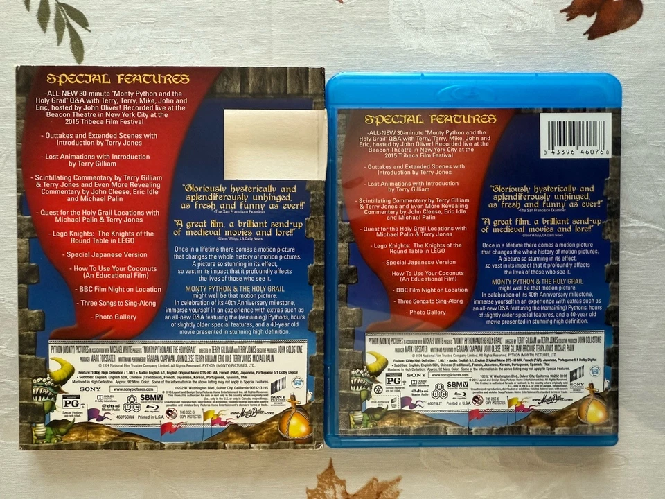 Monty Python and the Holy Grail (Blu-ray, 40th Anniversary Edition) + Slipcover - Image 2 of 4