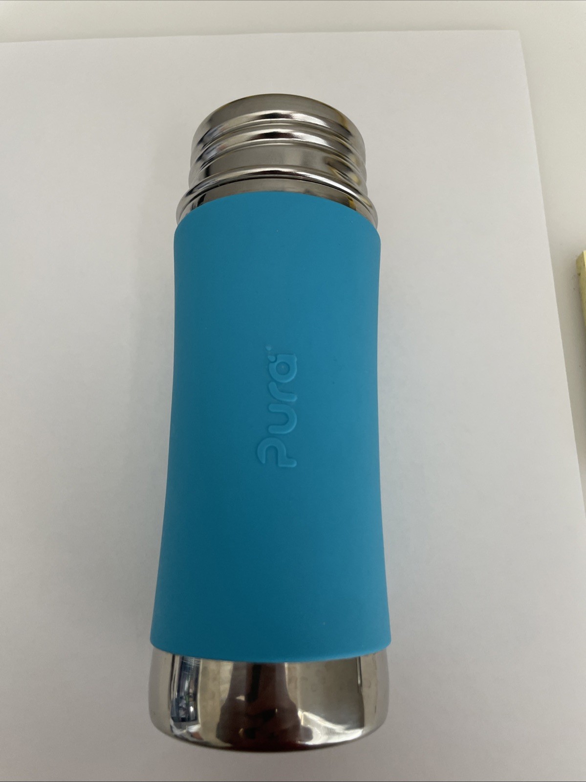 Pura Stainless Steel Baby Bottle 8oz with Silicone Sleeve