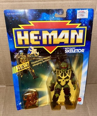 New Adventures Of He-Man 1990 BATTLE BLADE SKELETOR Mattel MOTU SEALED VHTF RARE