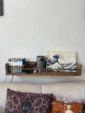 Tikamoon Solid Wood Teak Shelf Wall