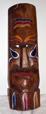 African Mask   Tiki wall art, C   1197