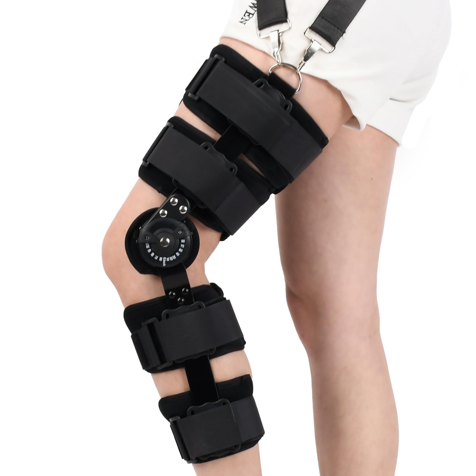 Orthèse de genou articulée attelle antidémarrage post-opératoire ligament croisé