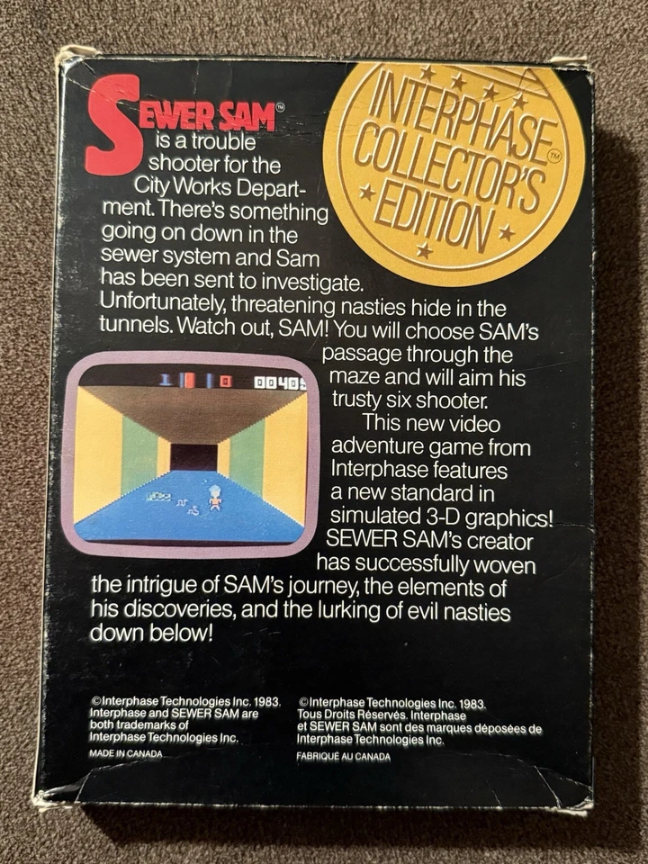 Sewer Sam (Intellivision, 1984) - Image 2 of 2