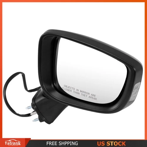 Power Mirror 16-18 For Toyota Yaris(Sedan) Black RH Side Manual Fold Signal Lamp