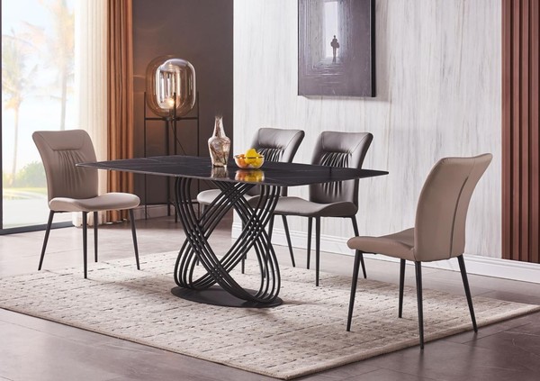 Luxus Tisch Edelstahl Esstisch Esszimmer Esstische KüChe Tische Design Metall-image